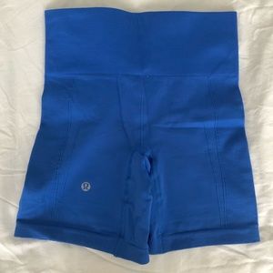 Lululemon 4 Sculpt Short Blue Limited Edition